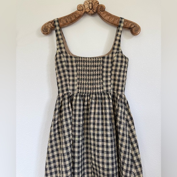 Princess Polly Black and White Gingham Maxi Dress - Picture 7 of 9